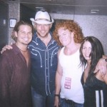 Dana Kamide and Toby Keith With Carrot Top